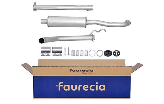 Silencieux avant - Kit Easy2Fit - Ensemble avec pièces de montage