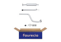 Silencieux avant - Kit Easy2Fit - Ensemble avec pièces de montage
