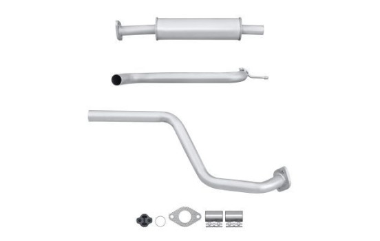 Silencieux avant - Kit Easy2Fit - Ensemble avec pièces de montage, Image 2