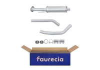Silencieux avant - Kit Easy2Fit - Ensemble avec pièces de montage
