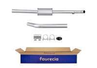 Silencieux avant - Kit Easy2Fit - Ensemble avec pièces de montage