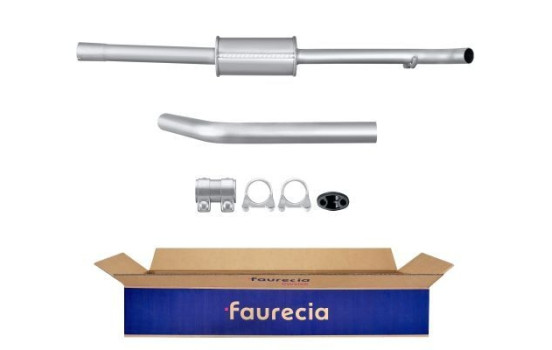 Silencieux avant - Kit Easy2Fit - Ensemble avec pièces de montage