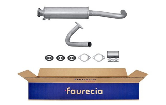 Silencieux avant - Kit Easy2Fit - Set avec pièces de montage