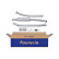 Silencieux avant - Kit Easy2Fit - Set avec pièces de montage