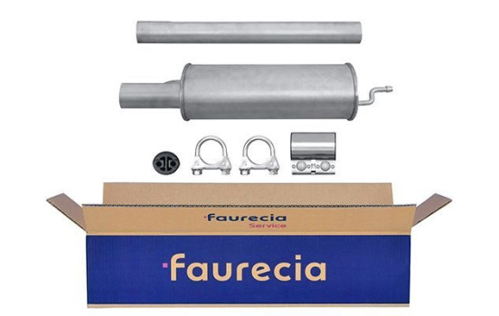 Silencieux avant - Kit Easy2Fit - Set avec pièces de montage