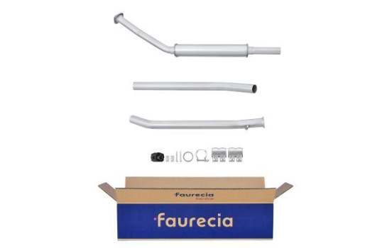 Silencieux avant - Kit Easy2Fit - Set avec pièces de montage