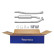 Silencieux avant - Kit Easy2Fit - Set avec pièces de montage