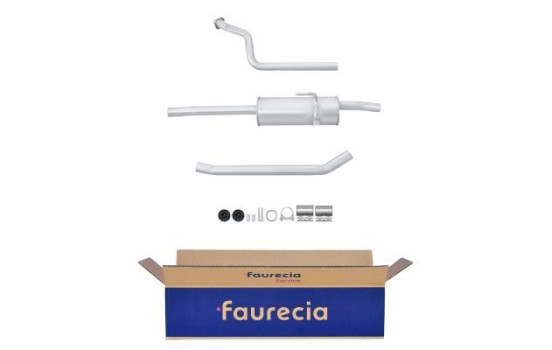 Silencieux avant - Kit Easy2Fit - Set avec pièces de montage