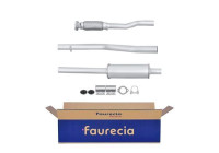 Silencieux avant - Kit Easy2Fit - Set avec pièces de montage