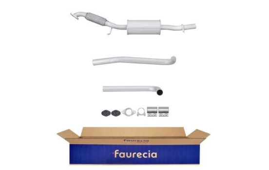 Silencieux avant - Kit Easy2Fit - Set avec pièces de montage