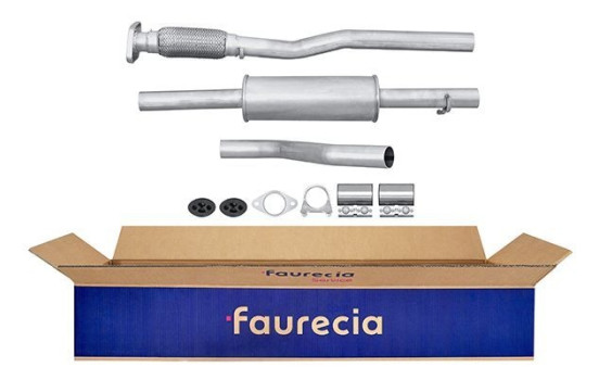 Silencieux avant - Kit Easy2Fit - Set avec pièces de montage