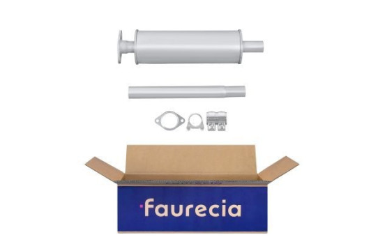 Silencieux avant - Kit Easy2Fit - Set avec pièces de montage