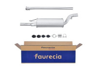 Silencieux avant - Kit Easy2Fit - Set avec pièces de montage