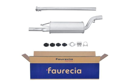 Silencieux avant - Kit Easy2Fit - Set avec pièces de montage