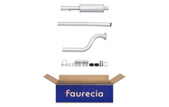 Silencieux avant - Kit Easy2Fit - Set avec pièces de montage