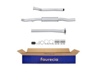 Silencieux avant - Kit Easy2Fit - Set avec pièces de montage
