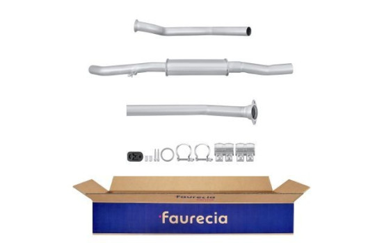 Silencieux avant - Kit Easy2Fit - Set avec pièces de montage