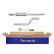 Silencieux avant - Kit Easy2Fit - Set avec pièces de montage