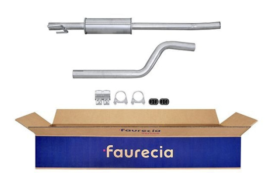 Silencieux avant - Kit Easy2Fit - Set avec pièces de montage