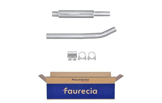 Silencieux avant - Kit Easy2Fit - Set avec pièces de montage