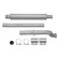 Silencieux avant - Kit Easy2Fit - Set avec pièces de montage, Vignette 2