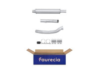 Silencieux avant - Kit Easy2Fit - Set avec pièces de montage