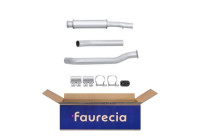 Silencieux avant - Kit Easy2Fit - Set avec pièces de montage