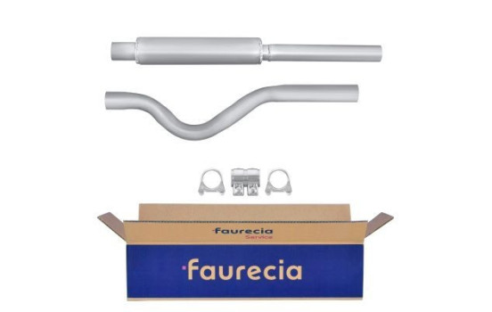Silencieux avant - Kit Easy2Fit - Set avec pièces de montage