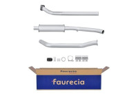 Silencieux avant - Kit Easy2Fit - Set avec pièces de montage