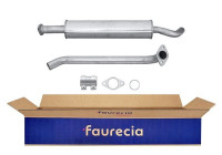 Silencieux avant - Kit Easy2Fit - Set avec pièces de montage