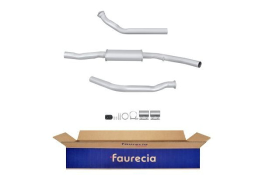 Silencieux avant - Kit Easy2Fit - Set avec pièces de montage