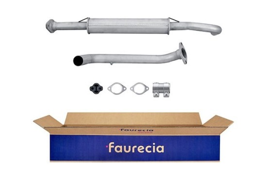 Silencieux avant - Kit Easy2Fit - Set avec pièces de montage