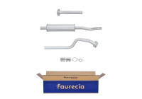 Silencieux avant - Kit Easy2Fit - Set avec pièces de montage