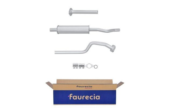 Silencieux avant - Kit Easy2Fit - Set avec pièces de montage