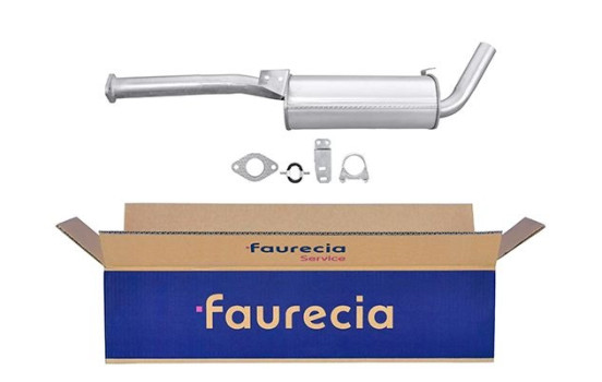 Silencieux avant - Kit Easy2Fit - Set avec pièces de montage