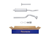 Silencieux avant - Kit Easy2Fit - Set avec pièces de montage