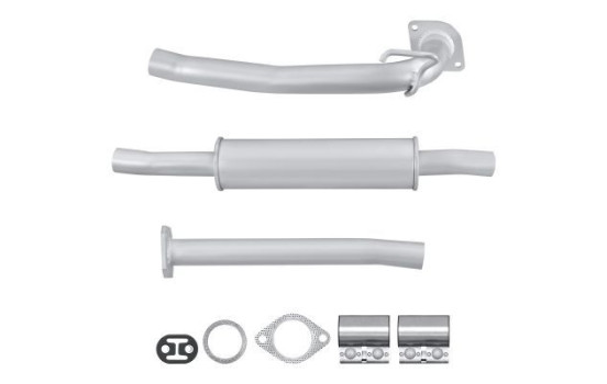Silencieux avant - Kit Easy2Fit - Set avec pièces de montage, Image 2