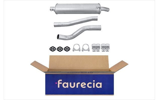 Silencieux avant - Kit Easy2Fit - Set avec pièces de montage