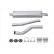 Silencieux avant - Kit Easy2Fit - Set avec pièces de montage, Vignette 2
