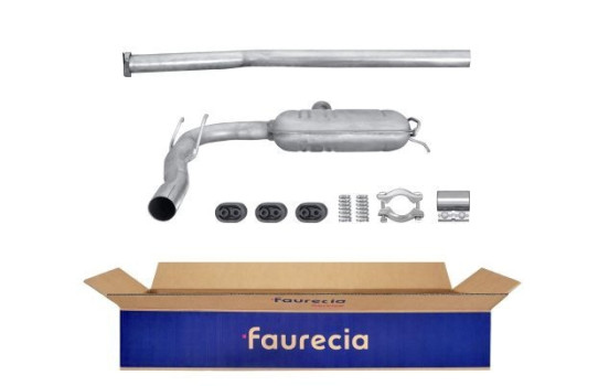 Silencieux avant - Kit Easy2Fit - Set avec pièces de montage