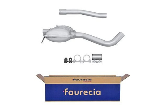 Silencieux avant - Kit Easy2Fit - Set avec pièces de montage