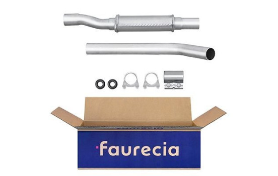 Silencieux avant - Kit Easy2Fit - Set avec pièces de montage