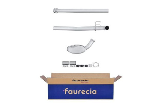Silencieux avant - Kit Easy2Fit - Set avec pièces de montage