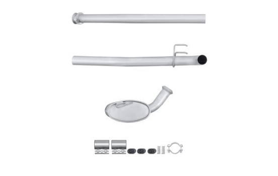 Silencieux avant - Kit Easy2Fit - Set avec pièces de montage, Image 2