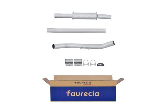 Silencieux avant - Kit Easy2Fit - Set avec pièces de montage