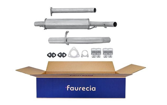 Silencieux avant - Kit Easy2Fit - Set avec pièces de montage