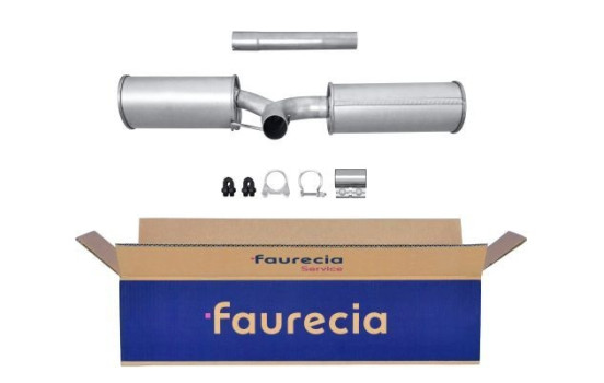 Silencieux avant - Kit Easy2Fit - Set avec pièces de montage