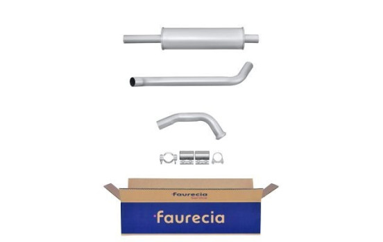Silencieux avant - Kit Easy2Fit - Set avec pièces de montage