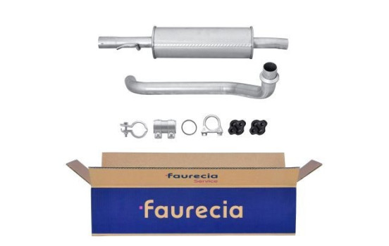 Silencieux avant - Kit Easy2Fit - Set avec pièces de montage