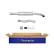 Silencieux avant - Kit Easy2Fit - Set avec pièces de montage